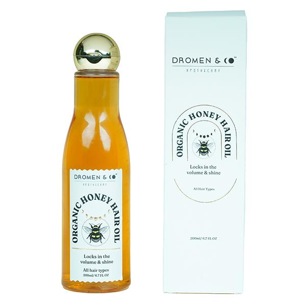 Netmeds | DROMEN & CO Organic Honey Hair Oil 200 gm