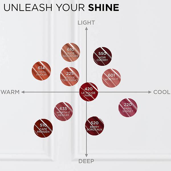 Loreal Paris Infallible Laque Resistance Lacquer-Like Shine, 16H Longwear, 610 Nude Signature 4 ml - Liquid Lipsticks