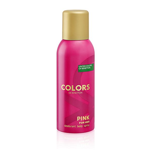 United Colors Of Benetton Colors Pink For Her Deodorant 150 ml - Women Deodorants/Roll-Ons