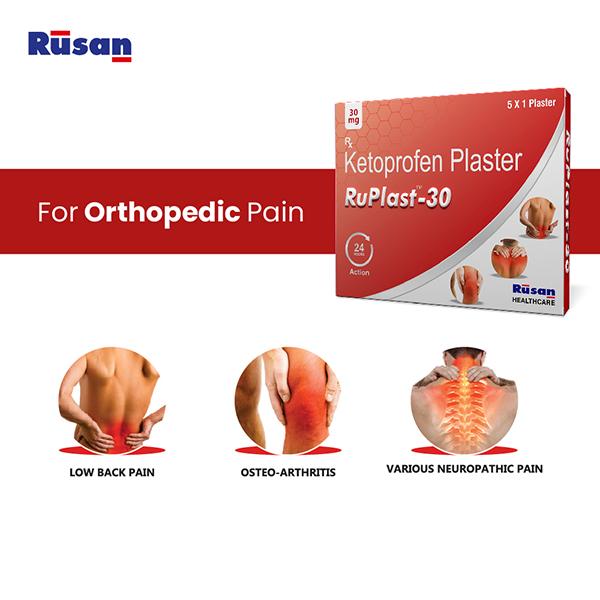RUPLAST 30 Patch 1's - Pain relief-Nsa