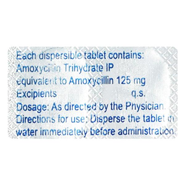 MOX Kidtab 125mg Tablet 15'S - Bacterial Infections-Pen