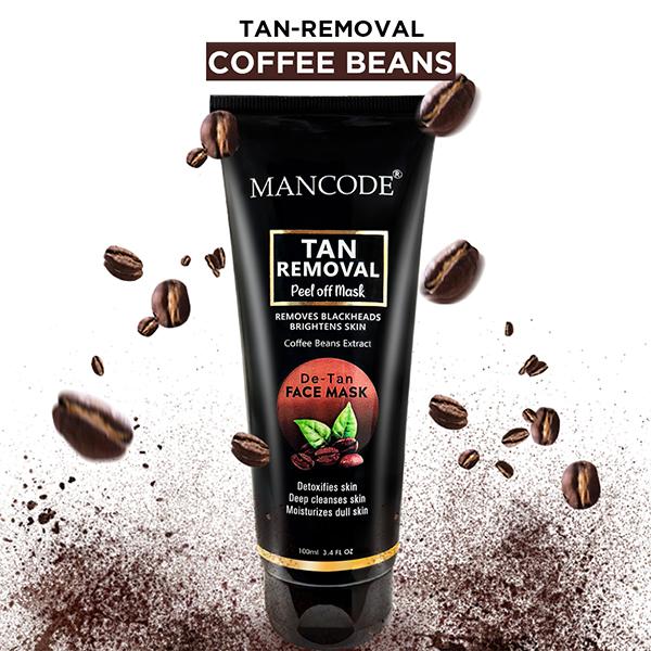 Mancode Tan Removal Peel Off Mask 100 ml - Masks & Peels