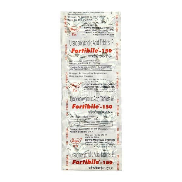 Fortibile 150mg Tablet 10'S - Cholelithiasis/Gall Stones
