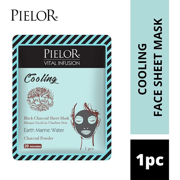 PIELOR VITAL INFUSION BLACK CHARCOAL COOLING MASK 25 ml