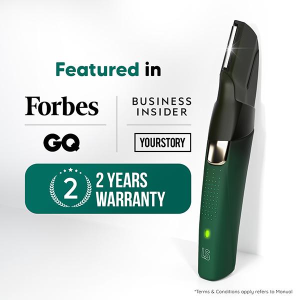 Letsshave Beard Body & Balls All In One Trimmer, Men Cordless Multi Grooming Set with Beard Trimmer, Nose Trimmer, Foil Shaver & Balls & Body Trimming Head 1's - Trimmers