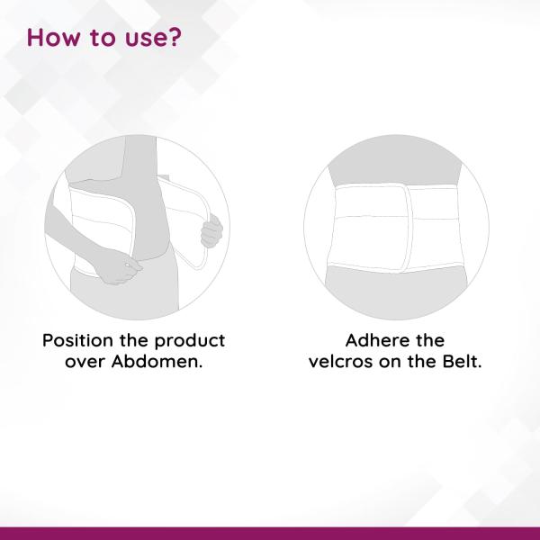 Flamingo Abdominal Belt Post Pregnancy (OC2520) (S) 1's - Back/Abdomen Supports