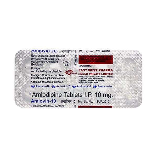 Netmeds | AMLOVIN 10MG TABLET 10'S