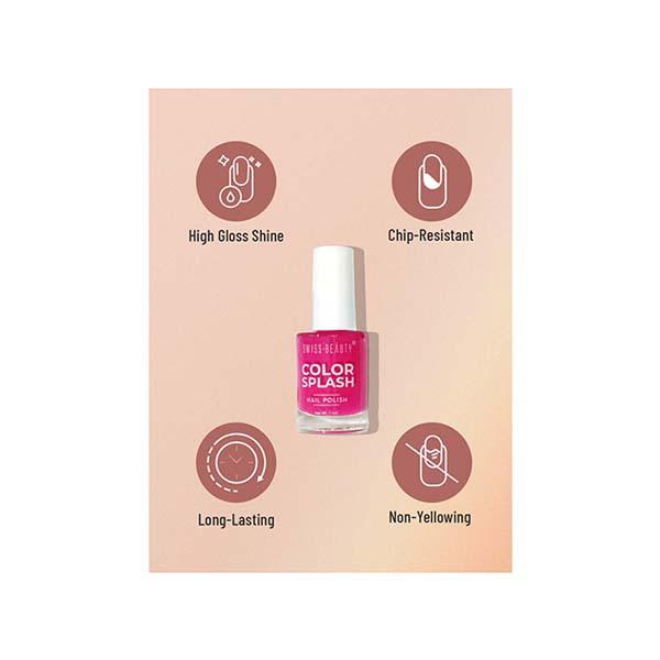 Swiss Beauty Color Splash Nail Polish, Shade - 49 11 gm - Nail Polish