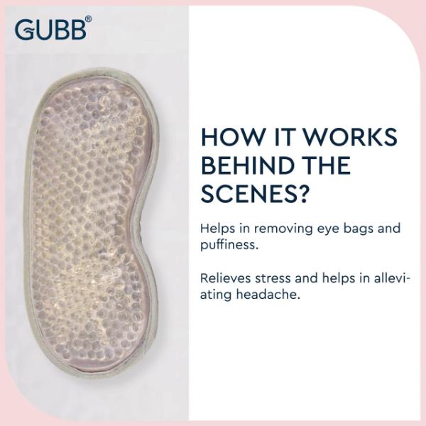 GUBB Soothing Eye Mask , Relaxing Eye Mask with Gel Beads - Pink 1's - Eye Masks