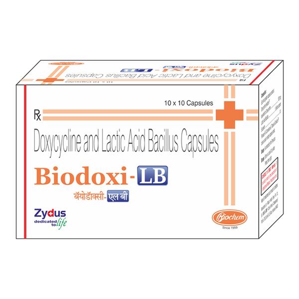 Biodoxi LB Capsule 10'S - Bacterial Infections-Tet