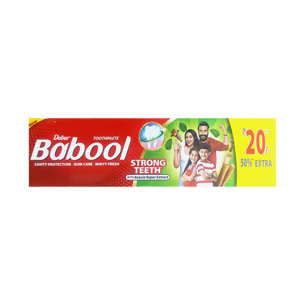 Netmeds | Dabur Babool Ayurvedic Toothpaste 175 g + (Dabur Babool Ayurvedic Toothpaste Free 44 g + 24 g Extra) 68 g