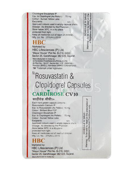 Cardirose CV 10mg Capsule 10'S - High Cholesterol-Dys