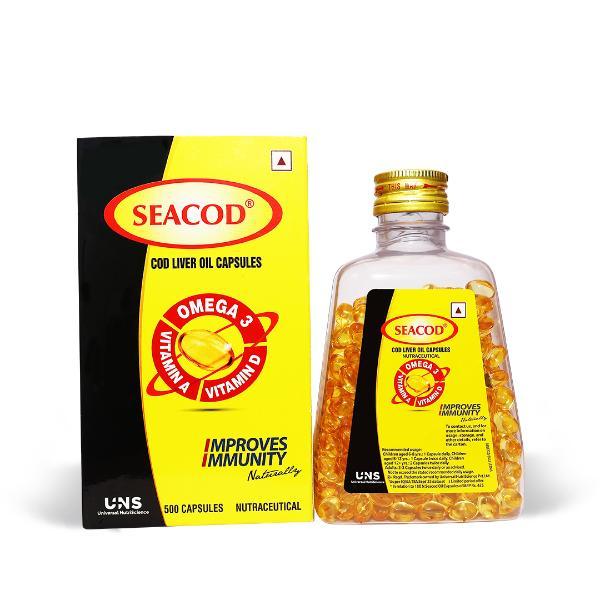 Netmeds | Seacod Cod Liver Oil Capsule 500's