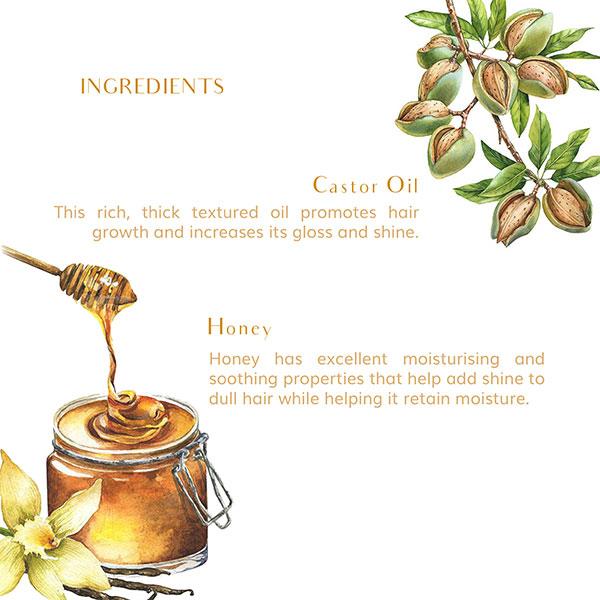 Global Beauty Secrets Egyptian Castor and Honey Hair Oil 200 ml - Hair Oils