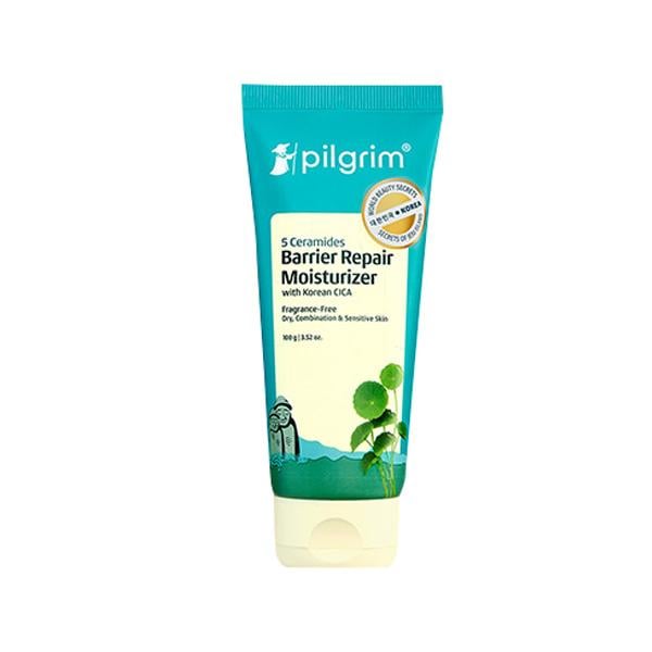 Netmeds | Pilgrim 5 Ceramides Barrier Repair Moisturizer with Korean CICA Lightweight & Non-Sticky 100 g