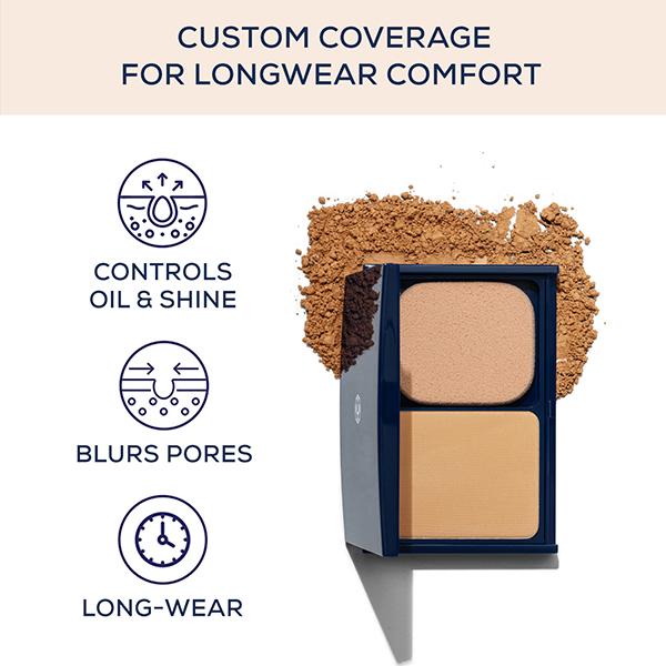 Chambor Studio Pro 2-In-1 Powder Foundation, Dual-Use Wet & Dry, Long-Lasting Matte Finish, N 102 15 gm - Foundation