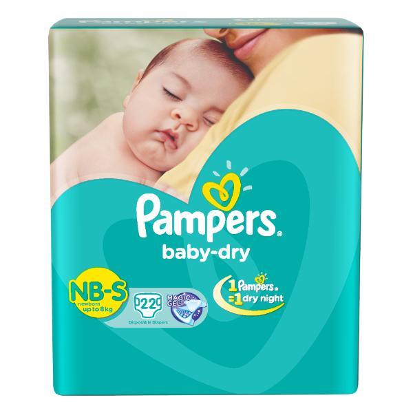 Netmeds | Pampers Baby-Dry Nb (S) 22's