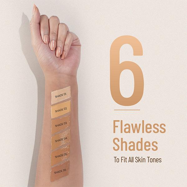 Swiss Beauty Airbrush Finish Lightweight Foundation Shade- Nude Beige 30 gm - Foundation