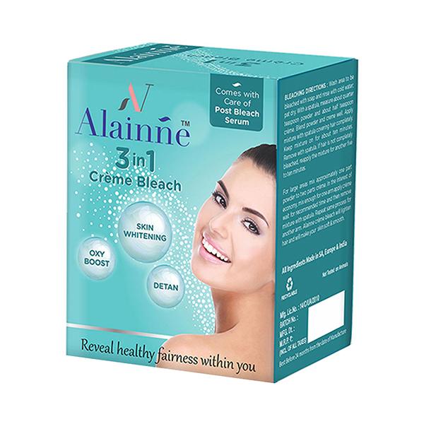 Alainne 3In1 Cream Bleach 35 gm - Masks & Peels