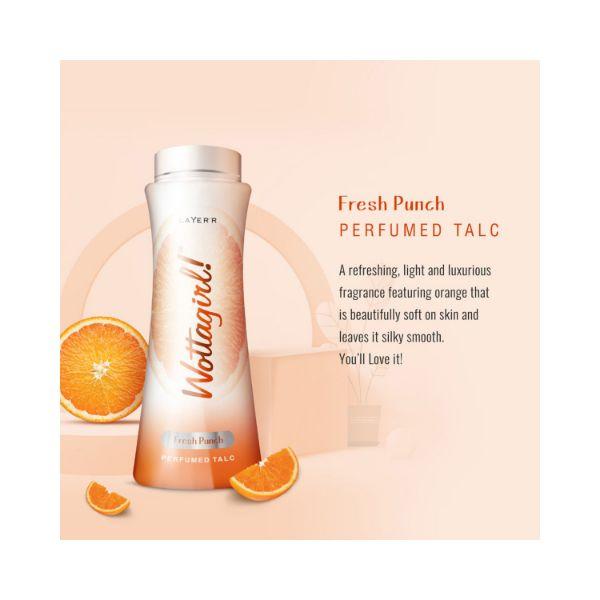 Layer'R Wottagirl! Fr Punch Per Talc 100 100 gm - Talcum Powders