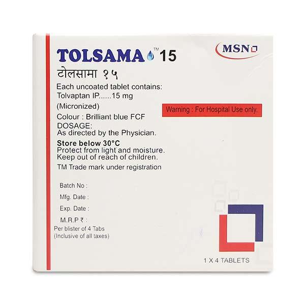 Tolsama 15mg Tablet 4'S - Hyponatremia
