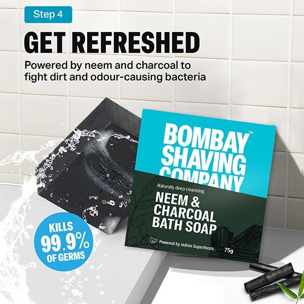 Bombay Shaving Company Charcoal Facial Starter Kit 200 gm - Scrubs & Exfoliants