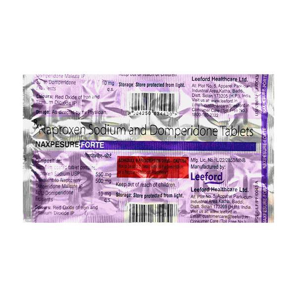 NAXPESURE FORTE Tablet 10's - Pain relief-Nsa