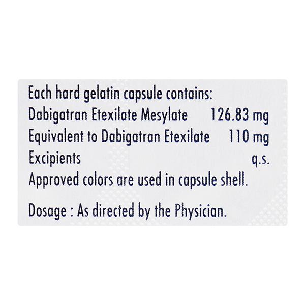 Dablexa 110mg Capsule 10'S - Blood Clot-Ant
