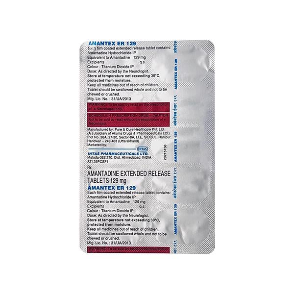 AMANTEX ER 129 Tablet 10's - Parkinsonism-Apd