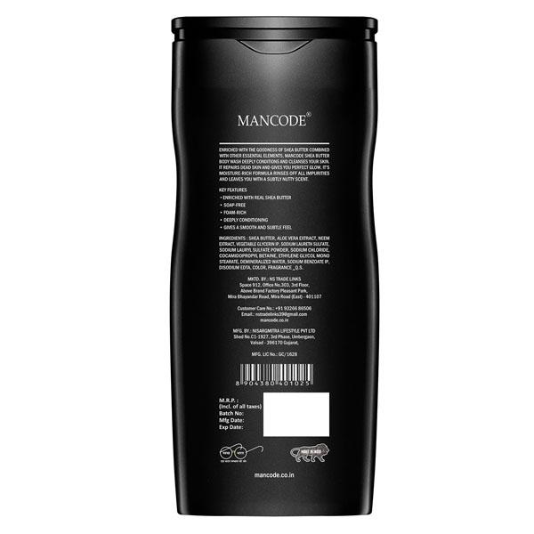 Mancode Shea Butter Body Wash 450 ml - Shower Gels & Body Wash