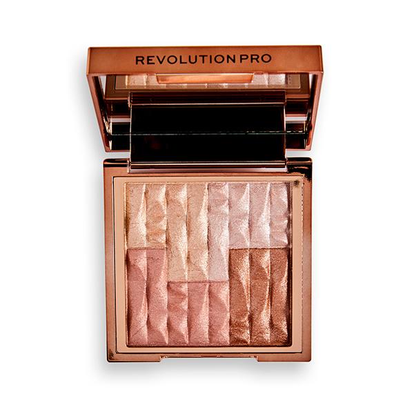 Revolution Pro Goddess Glow Shimmer Brick Afterglow 8 gm - Eye Shadow Palettes