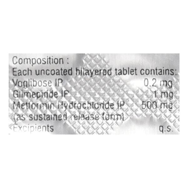 Xilia Trio 1mg Tablet 10'S - Diabetes-Ant