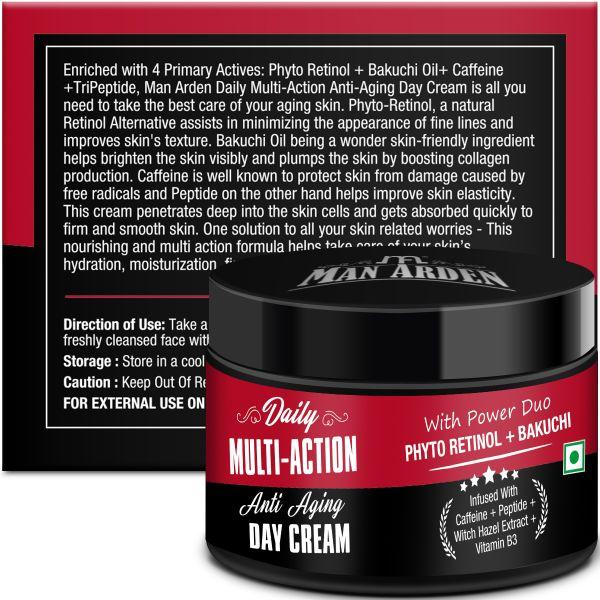 Man Arden Daily Multi Action Anti Aging Day Cream 50 gm - Day Cream