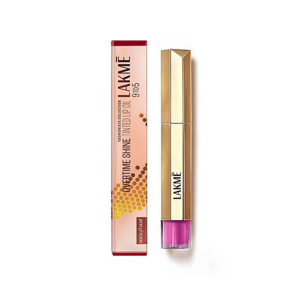 Lakme 9To5 Overtime Shine Tinted Lip Oil - Violet Vixen 5.3 ml - Lip Glosses