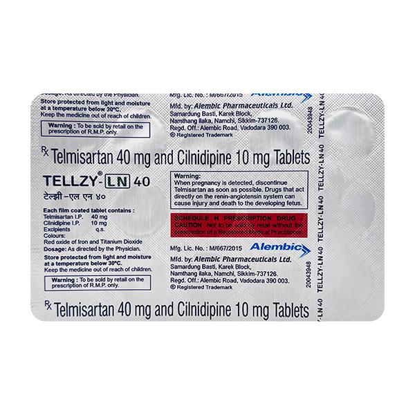 TELLZY LN 40 Tablet 15's - Hypertension-Ana