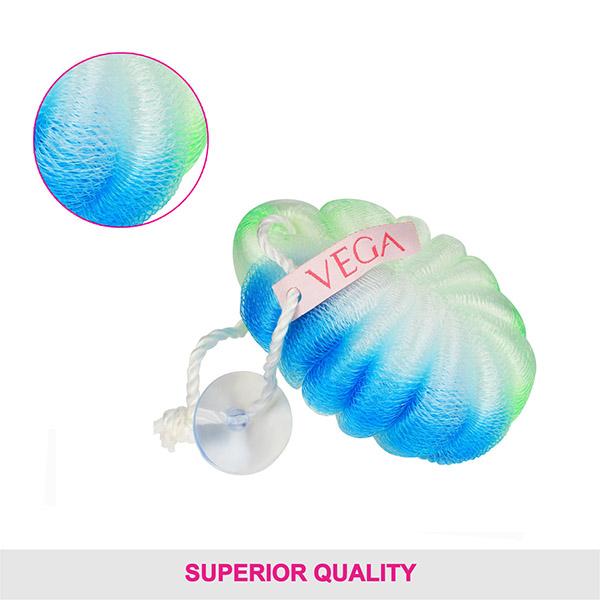 Vega Flower Sponge (BA - 3/3) 76 gm - Loofahs & Sponges