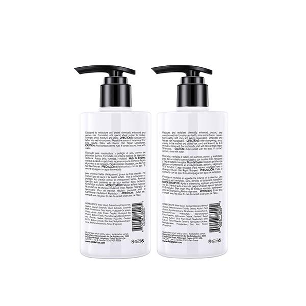 De Fabulous Reviver Hair Repair Shampoo & Conditioner Combo - Sulfate Free 500 ml - Shampoos