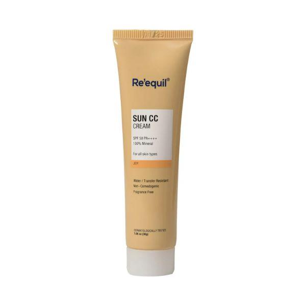 Re'Equil Sun Cc Cream (Joy) Spf 50 Pa++++, 100% Mineral Uv Filter 30 gm - Face Sunscreen