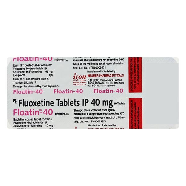 Floatin 40mg Tablet 10'S - Depression-Ant