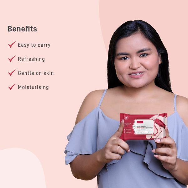 Sirona Intimate Wet Wipes - 20 Wipes 1's - Intimate Care