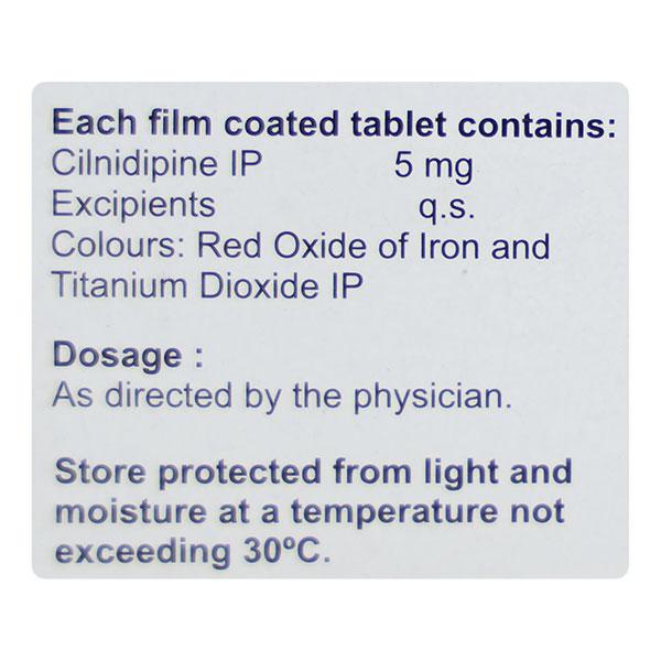 Cetanil 5mg Tablet 15'S - Hypertension-Cal