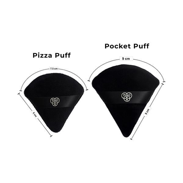 PAC Pocket Puff Black Medium Multi Applicator 1's - Sponges & Applicators