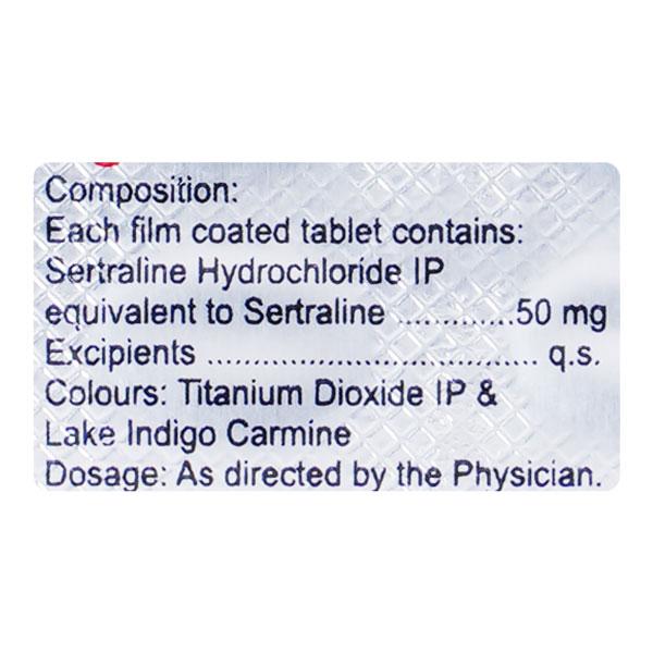 Serlift 50mg Tablet 10'S - Depression-Ant