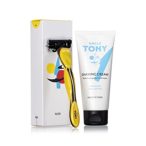 Netmeds | Uncle Tony Shaving Sets (Yellow) 300's
