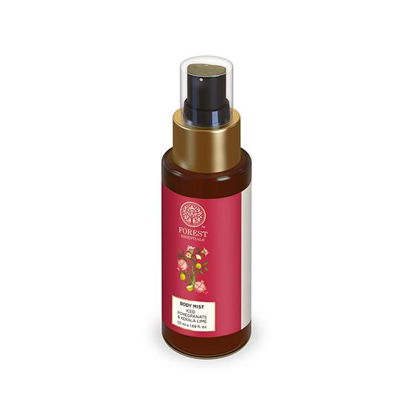 Forest Essentials Body Mist Iced Pomegranate & Kerala Lime Hydrates & Scents the Skin 50 ml - Perfumes (Edt/Edp)