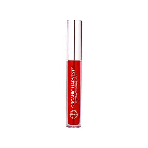 Organic Harvest Velvet Matte Liquid Lipstick - Red Apple 2.6 ml - Liquid Lipsticks