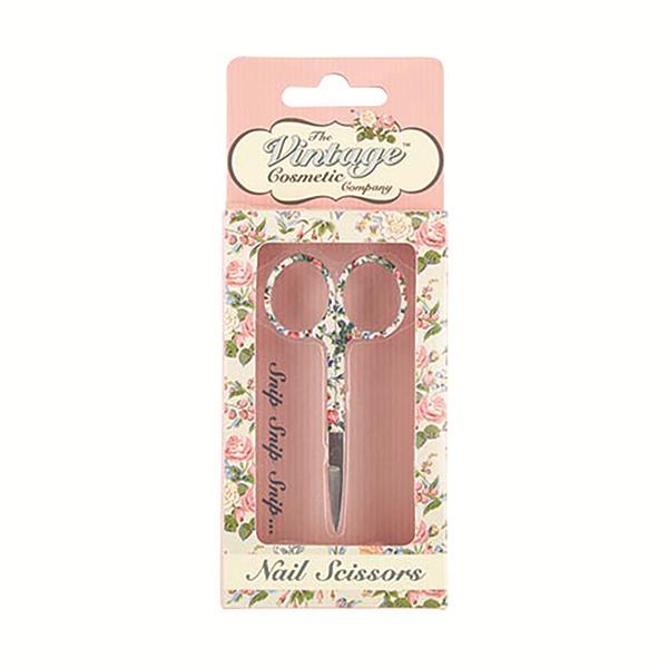 Vintage Cosmetic Scissors Floral 100 gm - Nail Care
