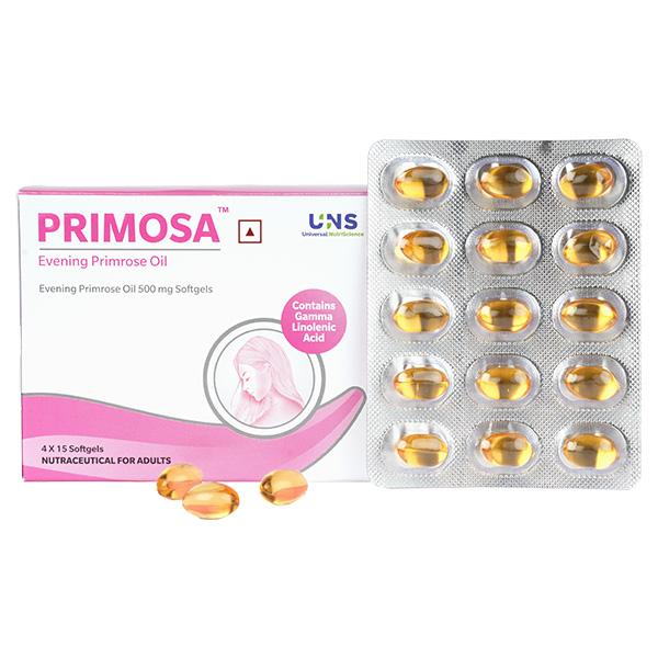 Primosa 500 mg Softgels 15's - Nutritional Supplements