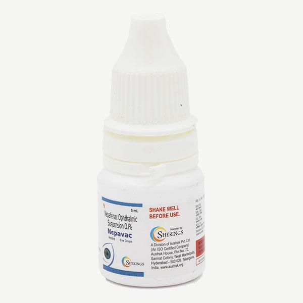 NEPAVAC Eye Drops 5ml - Eye conditions-Oph