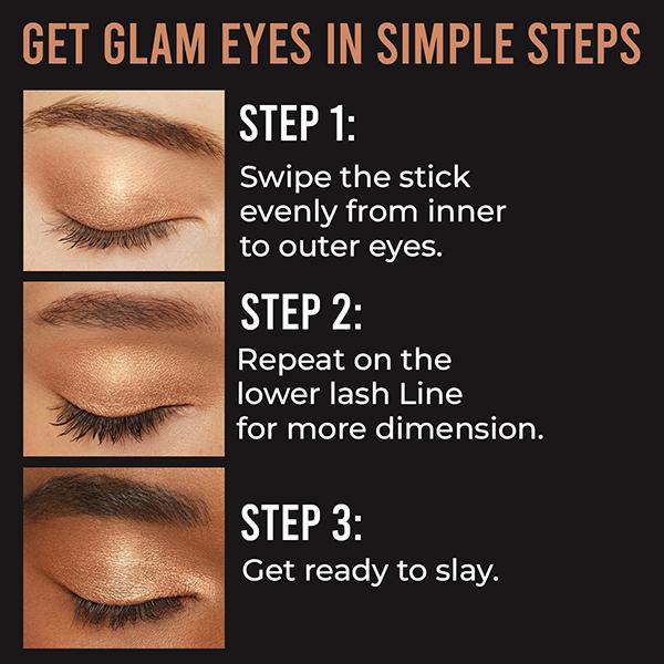 Insight Cosmetics Glide & Glow Eyeshadow Stick Midnight Dreams 2 g - Eyeshadow, Bases & Primers